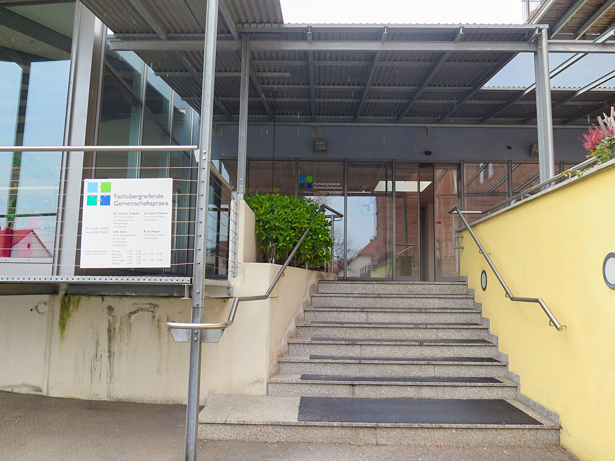 Eingangsbereich des Geriatriezentrums in Walldürn
